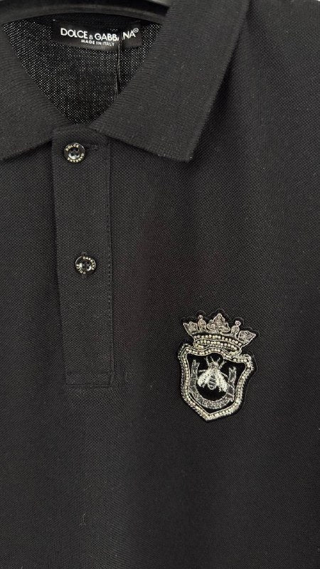 Dolce & Gabbana Cotton T-shirt with Embroidery UK Reps AAA Quality