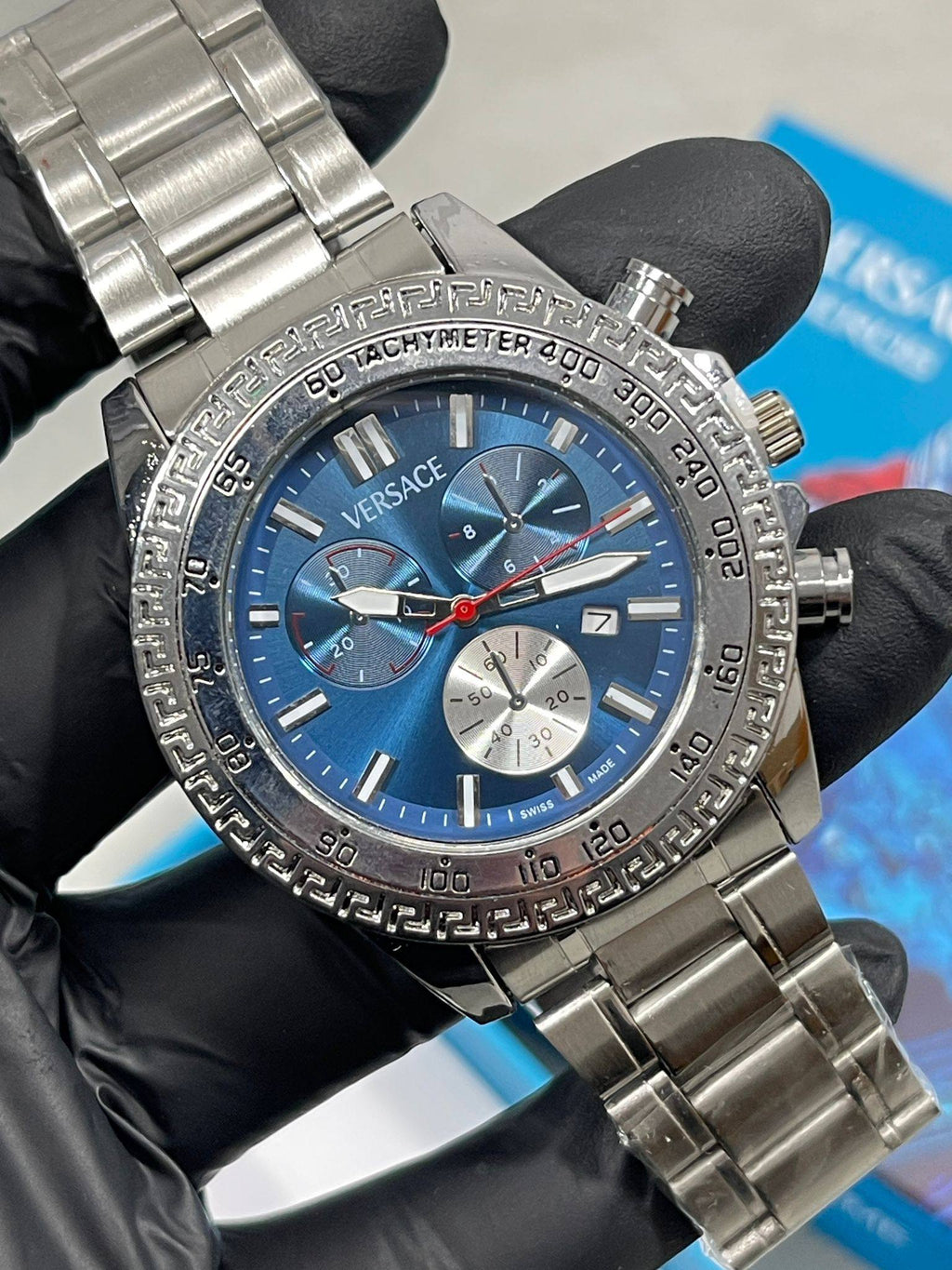 Versace Eros Watch & Perfume Gift Set UK Reps AAA Quality