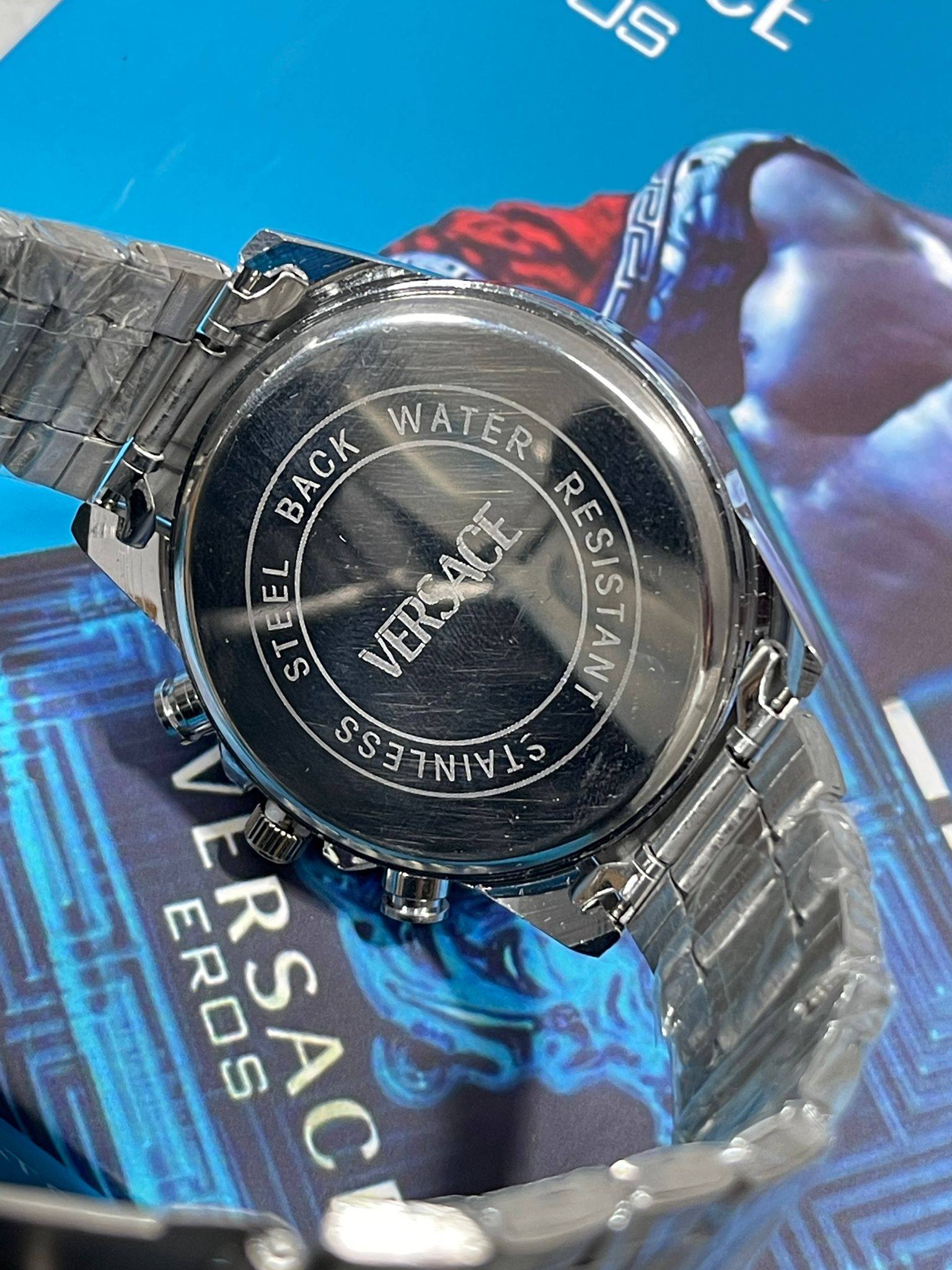Versace Eros Watch & Perfume Gift Set UK Reps AAA Quality