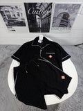 Casablanca Monogram Jacquard Towelling Short-Sleeve Shirt and Shorts Set UK Reps AAA Quality