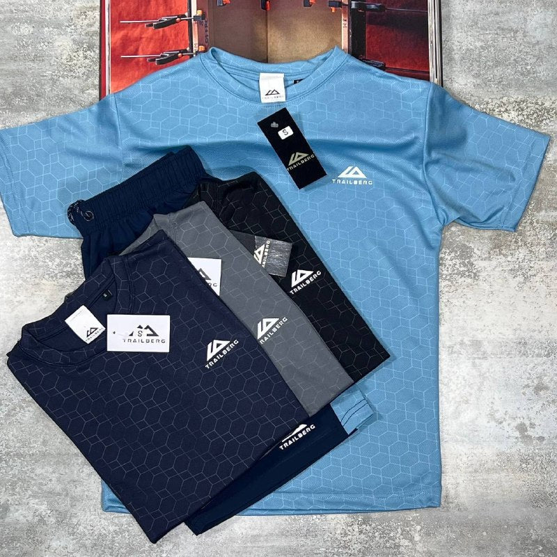 Trailberg Cloud Rapid Dash Seamless T-Shirt & Shorts Set UK Reps AAA Quality