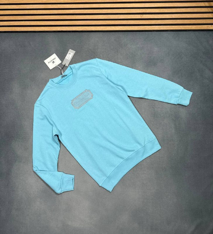Dior Men's Luxury Embroidered Frame Crewneck Jumpers AAA Quality Reps UK
