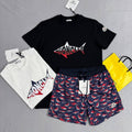 Moncler Men's Luxury Shark Graphic T-Shirt & Shorts Collection AAA Quality Reps UK