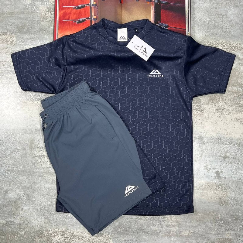 Trailberg Cloud Rapid Dash Seamless T-Shirt & Shorts Set UK Reps AAA Quality