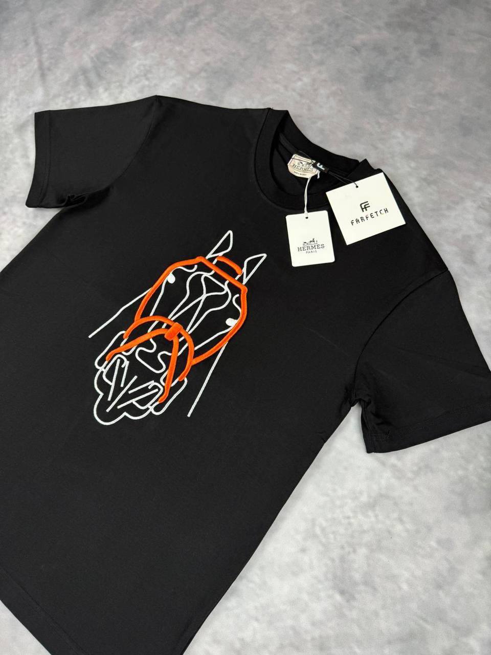 Hermès Horse Head Graphic T-Shirt UK Reps AAA Quality