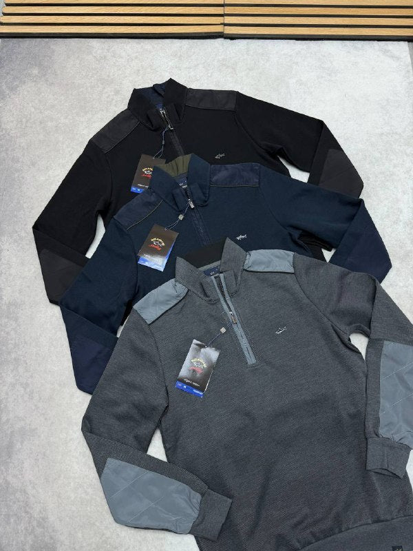 Paul & Shark Men's Knitted Quarter-Zip and Full-Zip Jumper AAA Quality Reps UK