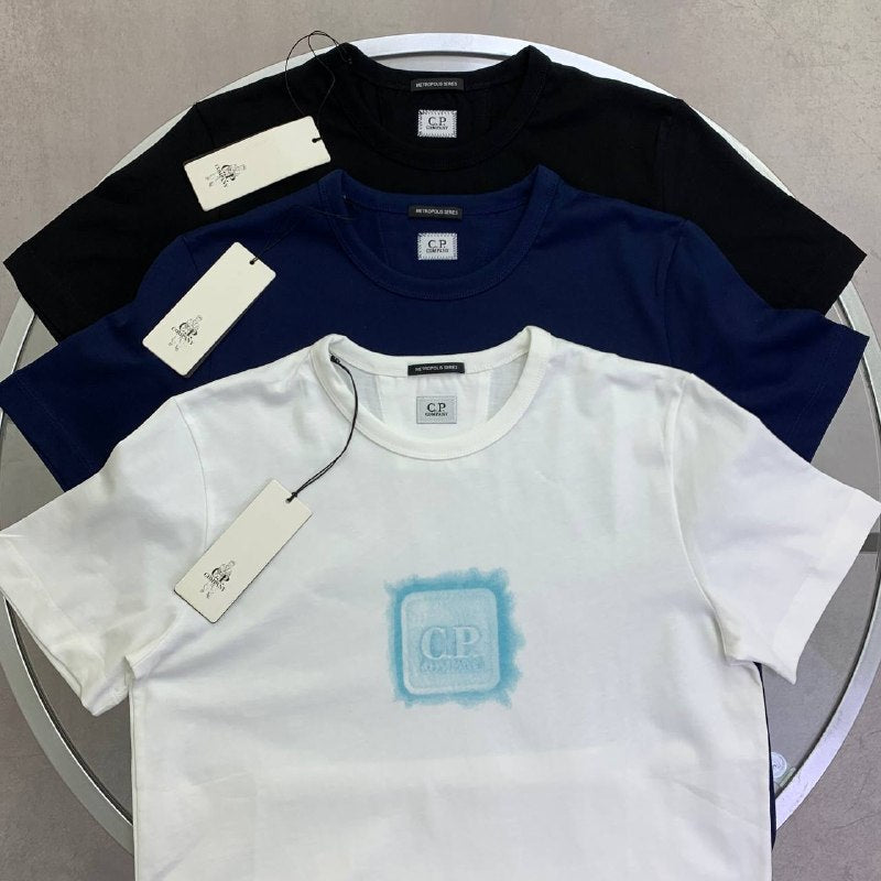 C.P. Company Metropolis Series Mercerized Jersey Graphic T-Shirt UK Reps AAA Quality