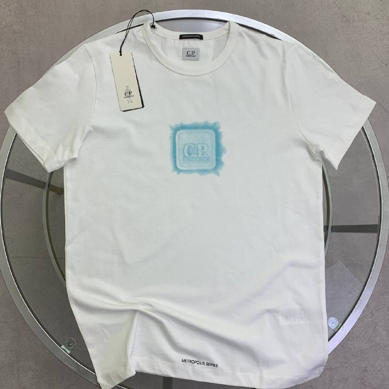 C.P. Company Metropolis Series Mercerized Jersey Graphic T-Shirt UK Reps AAA Quality