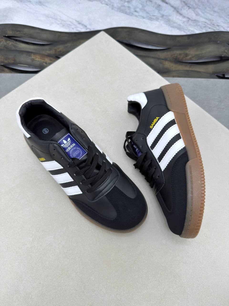 adidas Samba OG – Cloud White Vintage Bluebird Edition UK Reps AAA Quality