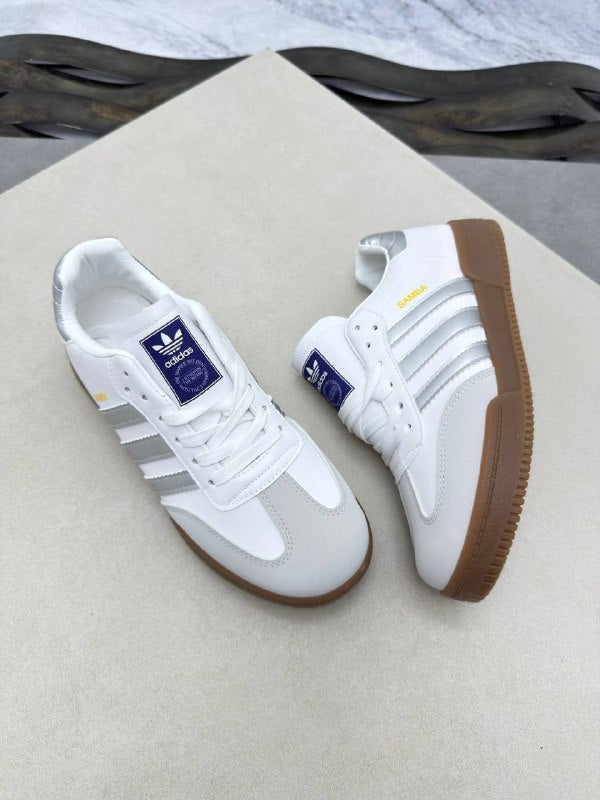 adidas Samba OG – Cloud White Vintage Bluebird Edition UK Reps AAA Quality
