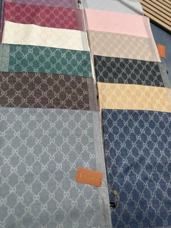 Gucci Women's Luxury Reversible GG Monogram Jacquard Scarves Collection AAA Quality Reps UK