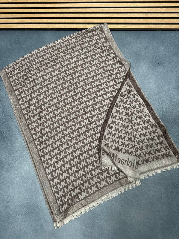 Michael Kors Women's Luxury Monogram All-Over Print Jacquard Scarf Collection AAA Quality Reps UK