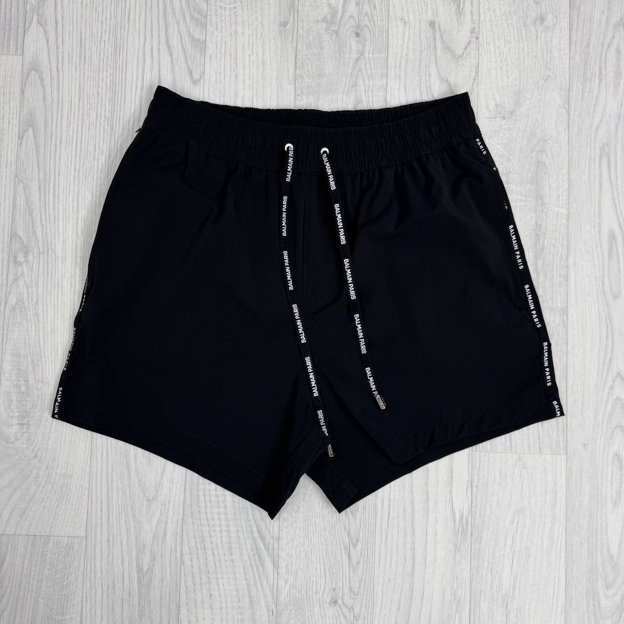 Balmain Men's Luxury Logo-Tape Border Premium Swim Shorts Collection AAA Quality Reps UK