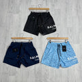 Balmain Men's Luxury Logo Monogram All-Over Print Swim Shorts Collection AAA Quality Reps UK