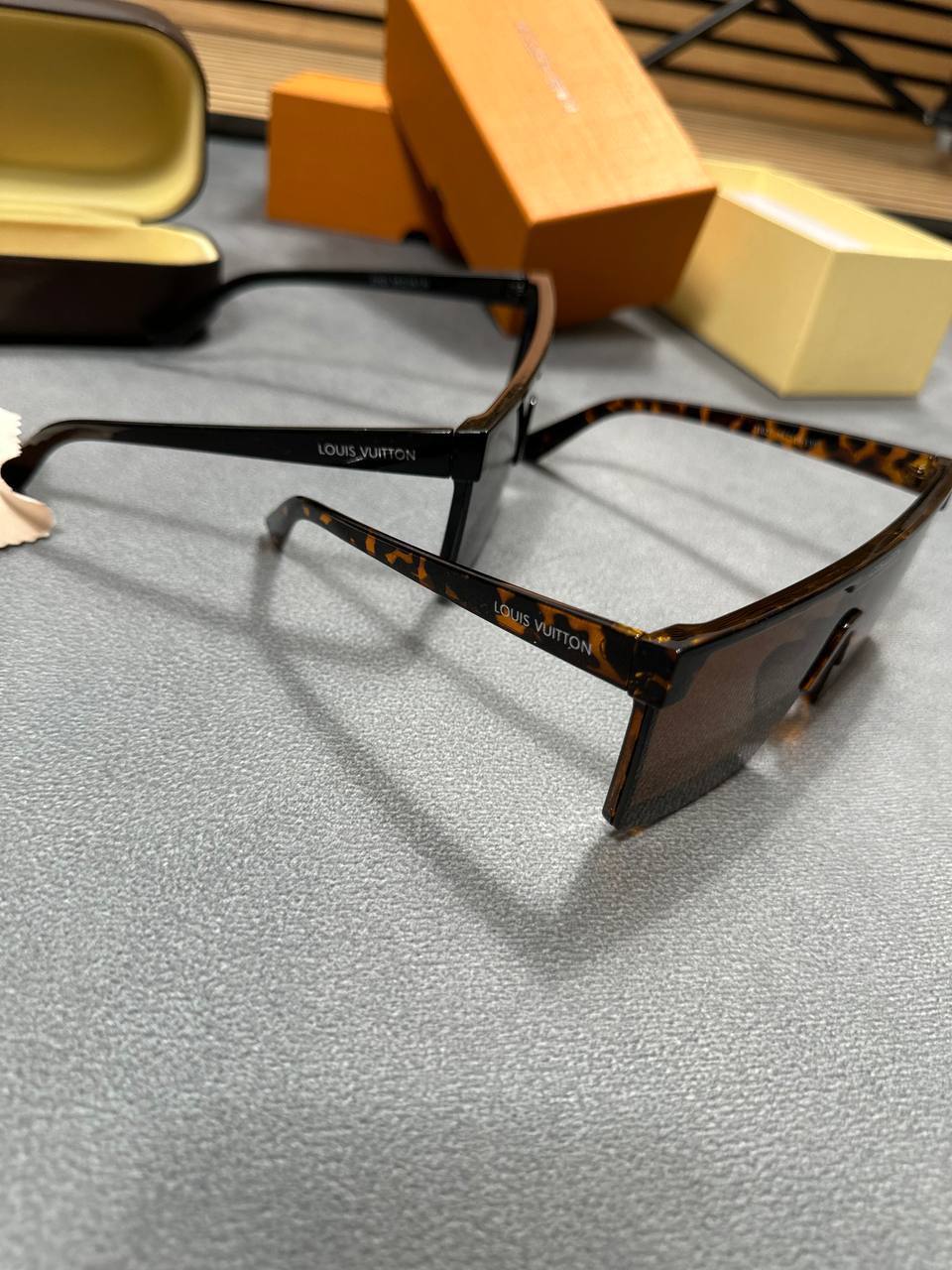 Louis Vuitton Women's Luxury Cyclone Oversized Shield Sunglasses Collection AAA Quality Reps UK