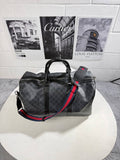 Gucci GG Supreme Black Canvas Duffle Bag AAA Quality Reps UK