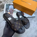 Louis Vuitton Waterfront Mule Monogram Slides - Premium Pool Sandals UK reps AAA Quality
