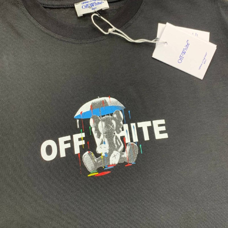 Off-White Men's Luxury Umbrella Bear Graphic T-Shirt AAA Quality Reps UK