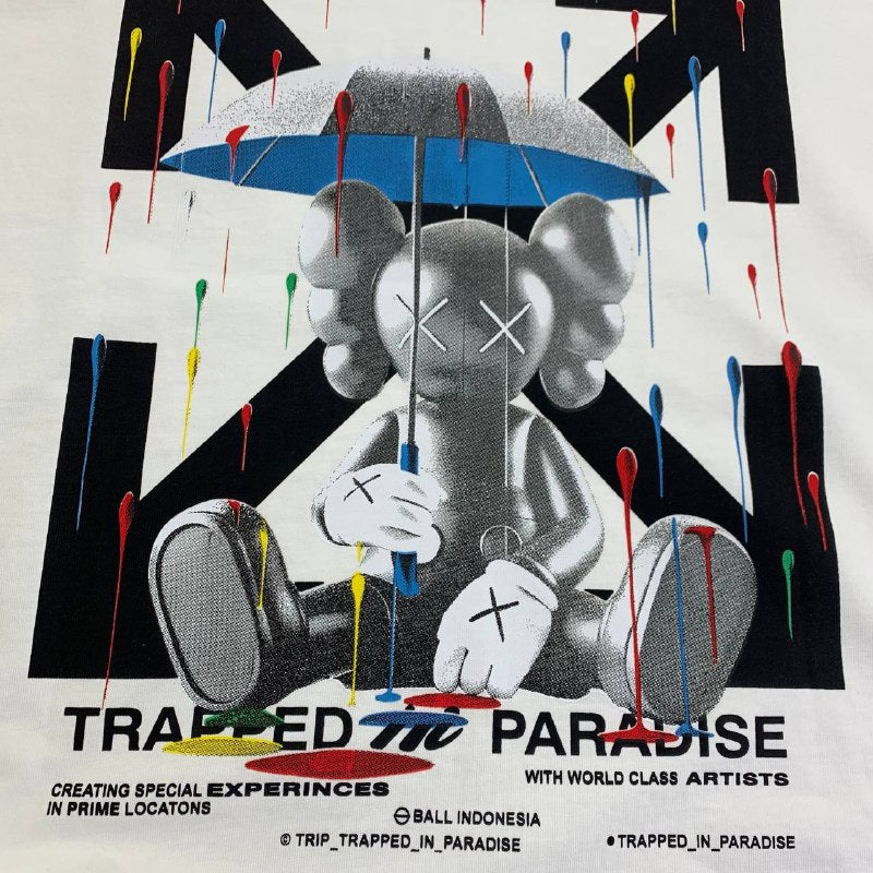 Off-White Men's Luxury Umbrella Bear Graphic T-Shirt AAA Quality Reps UK