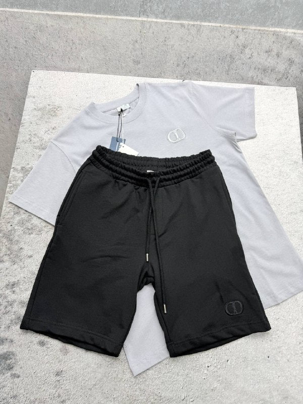 Dior Men's CD Icon T-Shirt and Sweat Shorts Set AAA Quality Reps UK