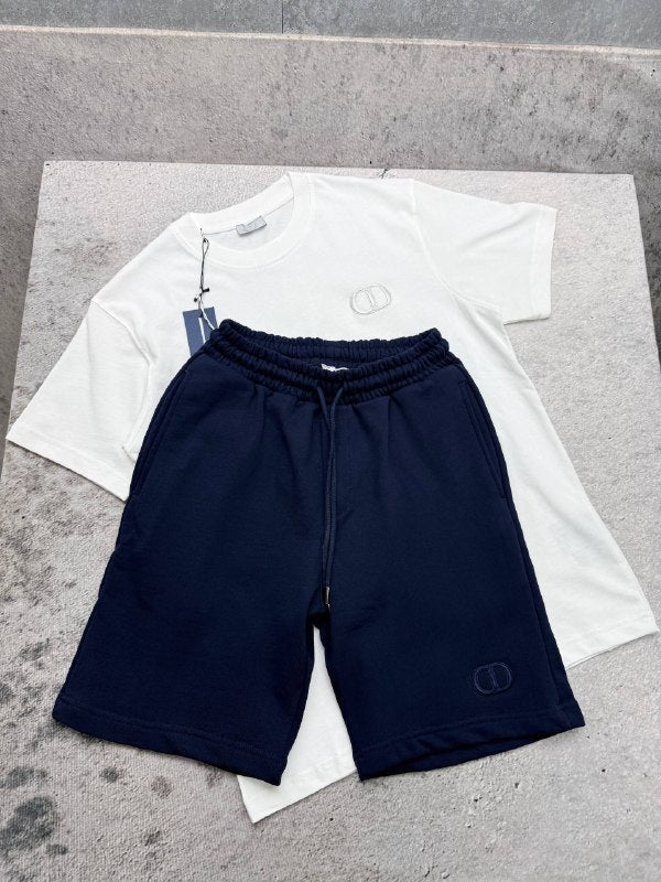 Dior Men's CD Icon T-Shirt and Sweat Shorts Set AAA Quality Reps UK