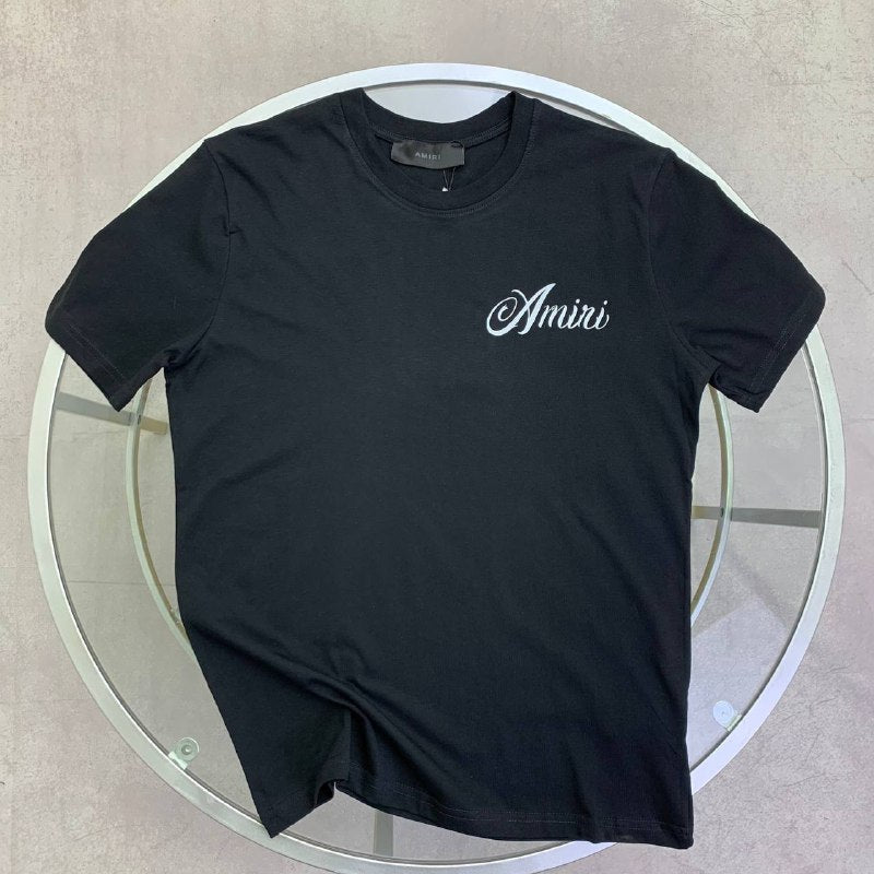 Amiri Men's Mountain Graphic Script Logo T-Shirt Collection AAA Quality Reps UK