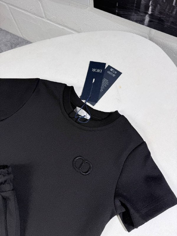 Christian Dior Kid's Luxury CD Icon T-Shirt & Shorts Set AAA Quality Reps UK
