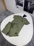 Christian Dior Kid's Luxury CD Icon T-Shirt & Shorts Set AAA Quality Reps UK