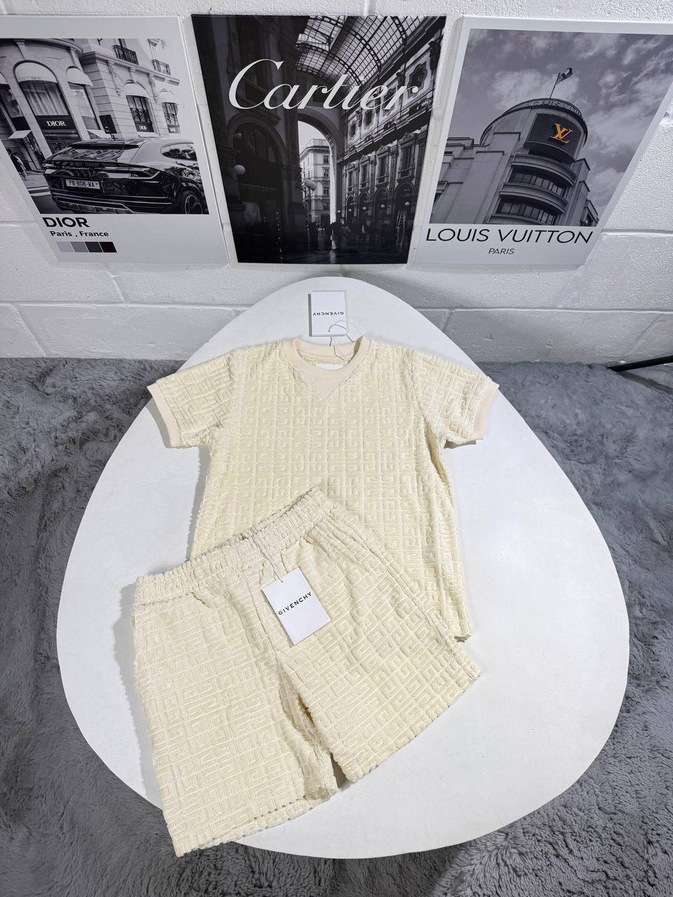 Givenchy Kids Luxury 4G Monogram Cream Co-ord Set AAA Quality Reps UK