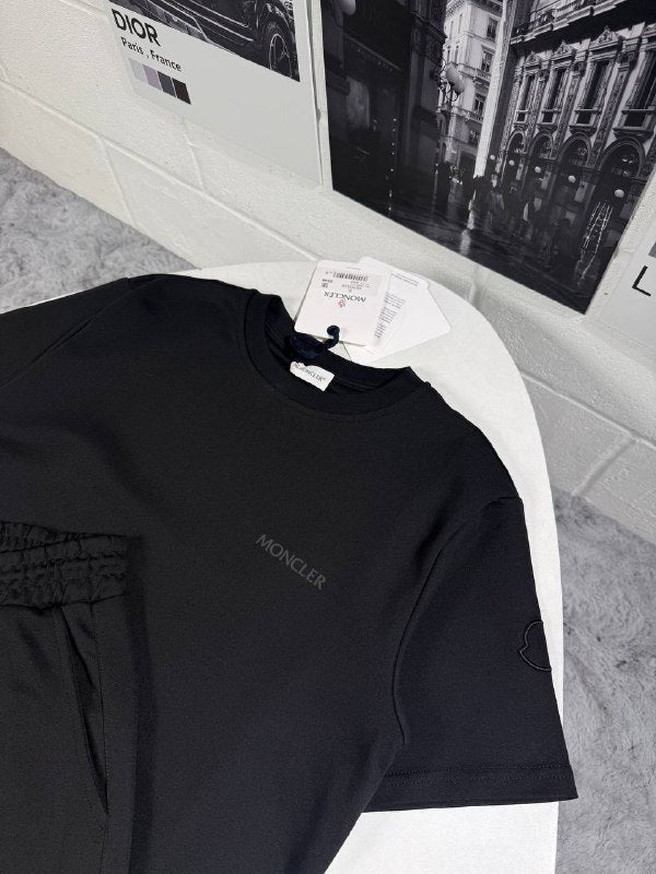 Moncler Men's Luxury Premium Cotton T-Shirt and Drawstring Shorts Set AAA Quality Reps UK
