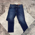 Louis Vuitton Women's Luxury Monogram Slim-Fit Dark Wash Premium Denim Jeans AAA Quality Reps UK