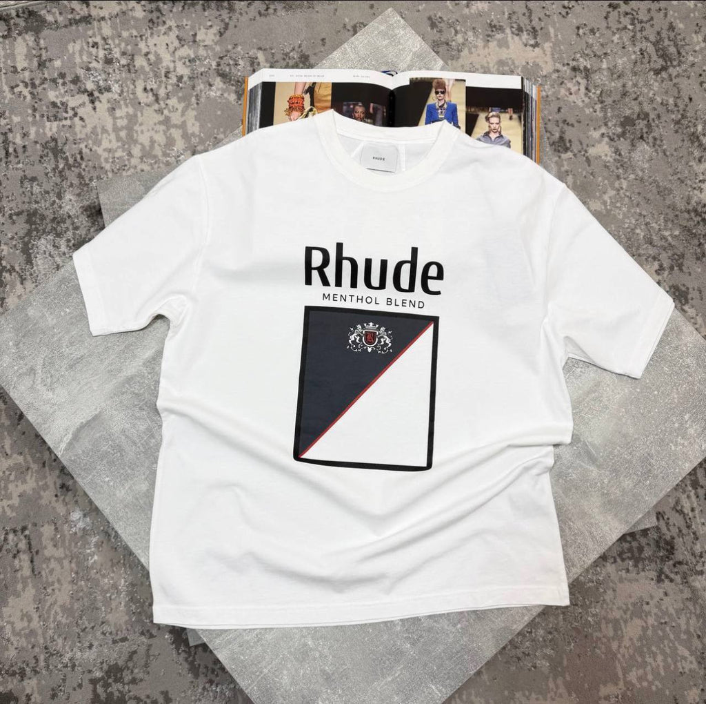 Rhude Men's Luxury Menthol Blend Premium Graphic T-Shirt AAA Quality Reps UK