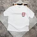 Rhude Men's Luxury Geometric Logo Premium Heavyweight Cotton T-Shirt AAA Quality Reps UK