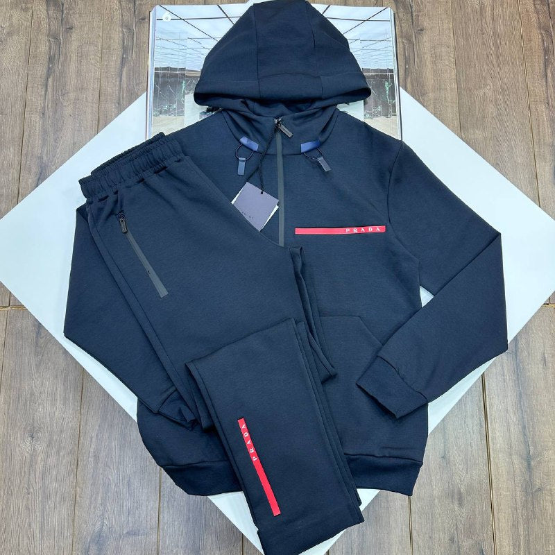 Prada Technical fabric Tracksuit Reps Uk AAA+ Quality