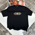 Balenciaga Hand-Drawn BB Icon T-Shirt in a medium fit, featuring a distressed stencil logo UK Reps AAA+ Quality