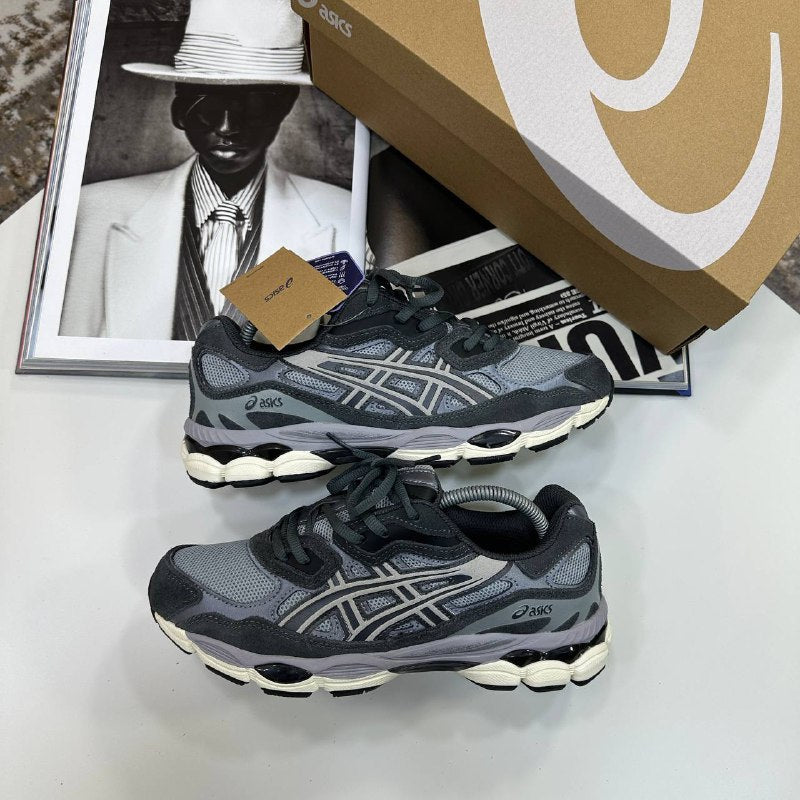Asics Gel-NYC sneakers in a black and graphite colorway UK Reps AAA+ Quality