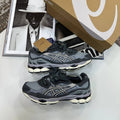 Asics Gel-NYC sneakers in a black and graphite colorway UK Reps AAA+ Quality