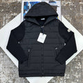 Moncler Down Tricot Hybrid Zip-Up Cardigan UK Reps AAA+ Quality