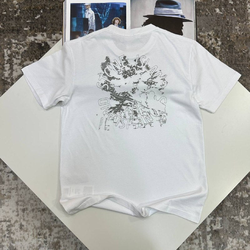 Stone Island "Stamp One" Graphic Print Cotton T-Shirt UK Reps AAA+ Quality