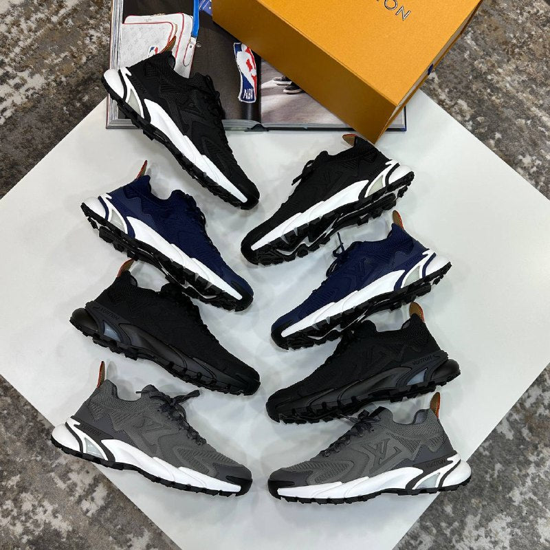 Louis Vuitton LV Runner Tatic Knit & Leather Trainers UK Reps AAA+ Quality