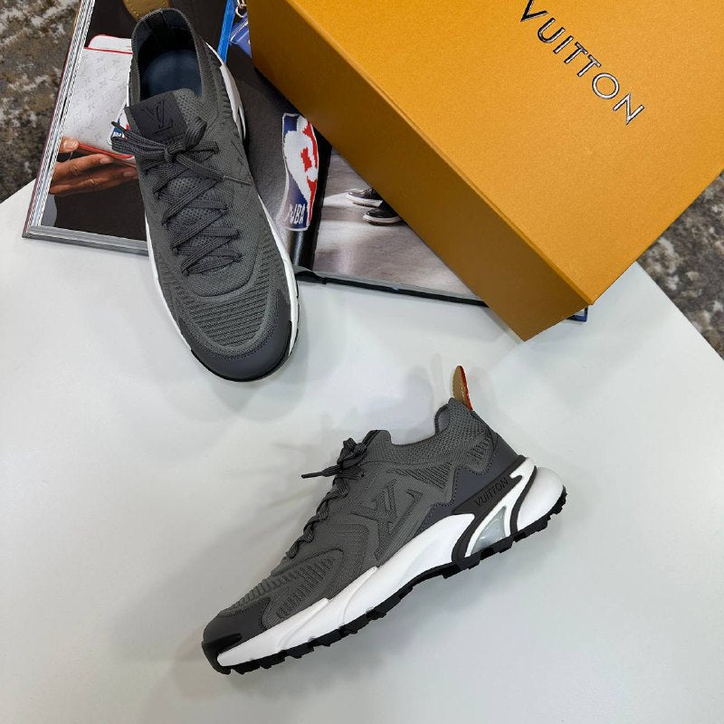 Louis Vuitton LV Runner Tatic Knit & Leather Trainers UK Reps AAA+ Quality