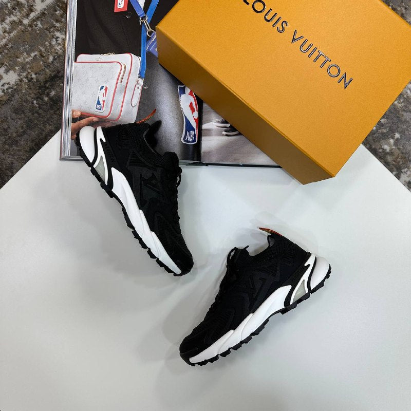 Louis Vuitton LV Runner Tatic Knit & Leather Trainers UK Reps AAA+ Quality