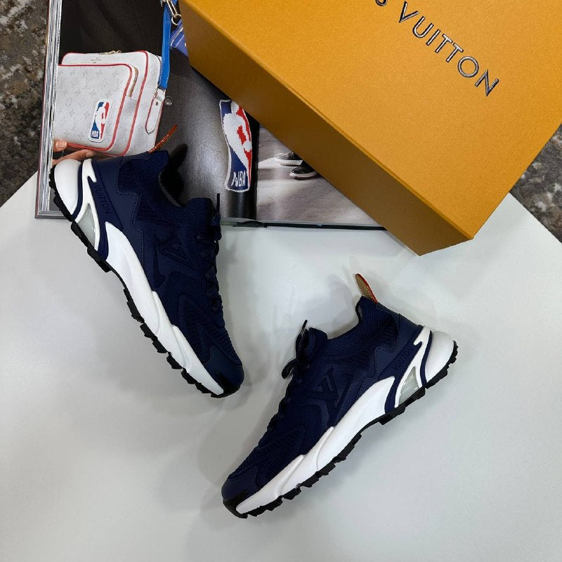 Louis Vuitton LV Runner Tatic Knit & Leather Trainers UK Reps AAA+ Quality