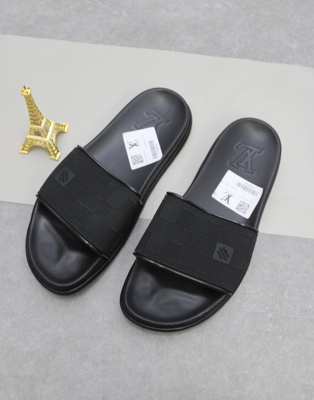 Louis Vuitton Damier Men’s Mule Slides UK Reps AAA Quality