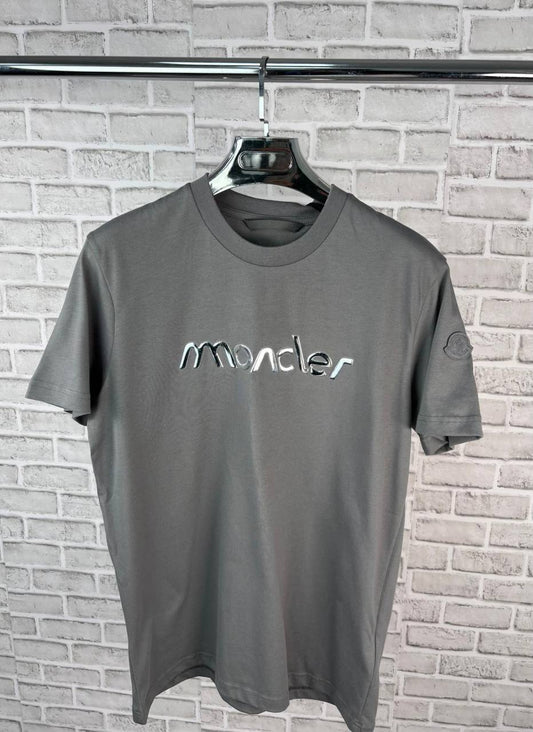 Moncler Men's T-shirt Half Sleeve Cotton Round Neck Sale UK