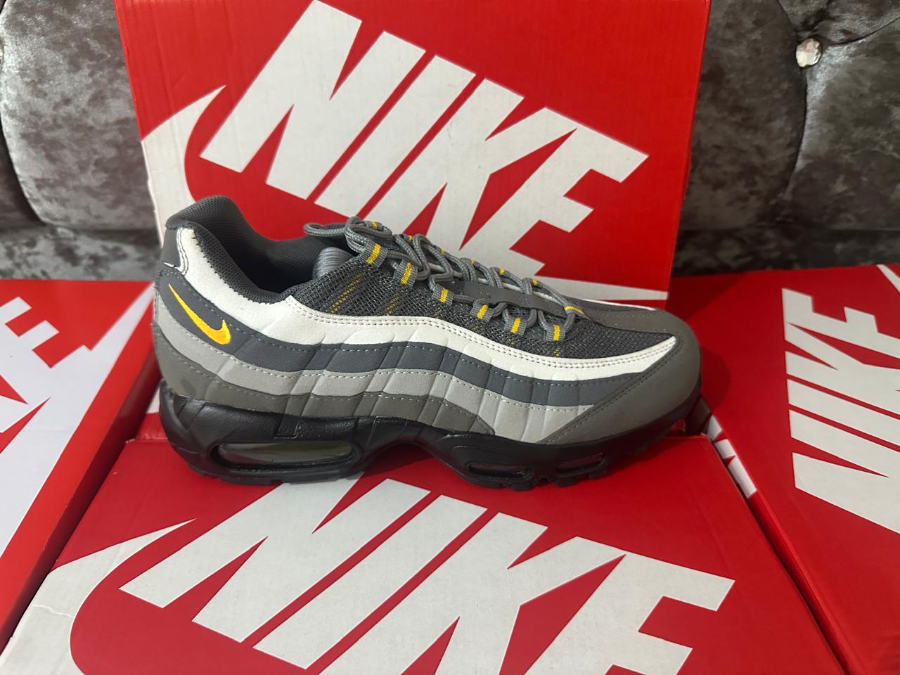 Nike Air Max 95 Yellow Strike Mens Trainers UK Reps AAA Quality