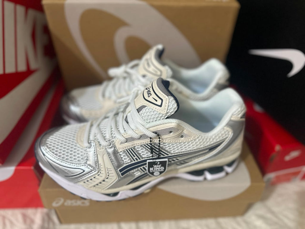 Asics Gel-Kayano 14 "White Midnight Mens Trainers UK Reps AAA Quality