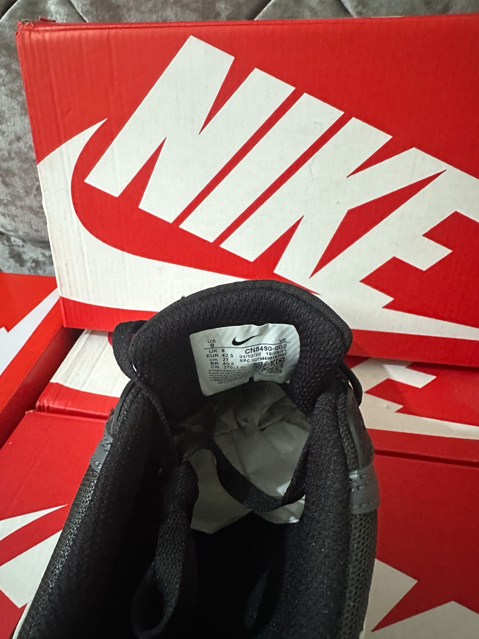 Nike Air Max 90 "Anthracite/Black" Mens Trainers UK Reps AAA Quality