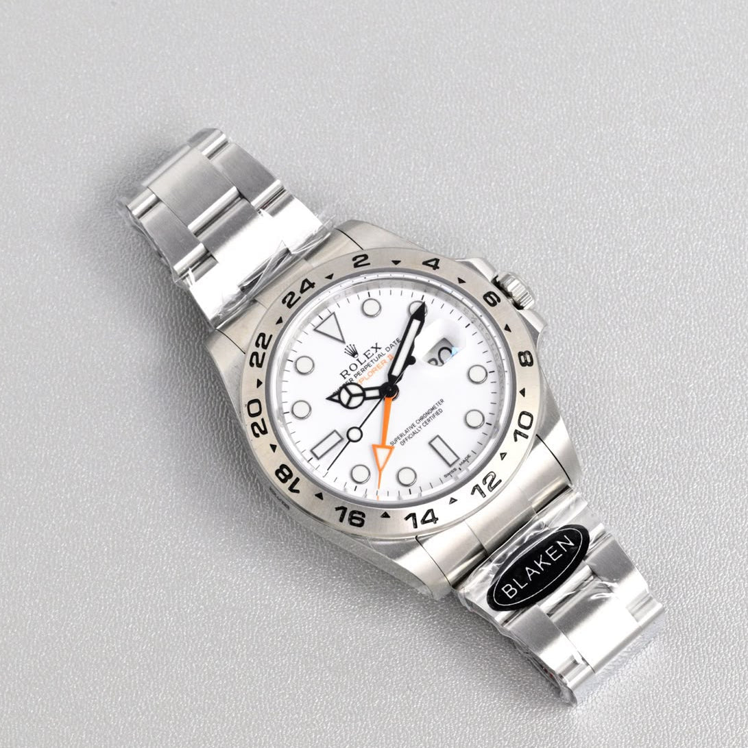 Rolex Explorer II White Dial Men Watch UK Reps Super-Clone Quality