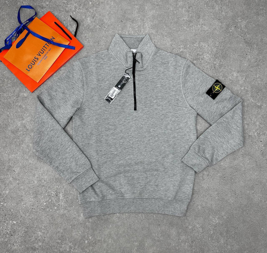 Stone Island Regular-fit Cotton Half-Zip Sweatshirts Mens Logo Patch in Multiple Colors UK Reps AAA Quality